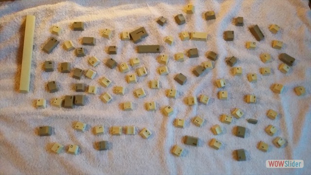 Amiga 1200 Tasten nach Reinigung